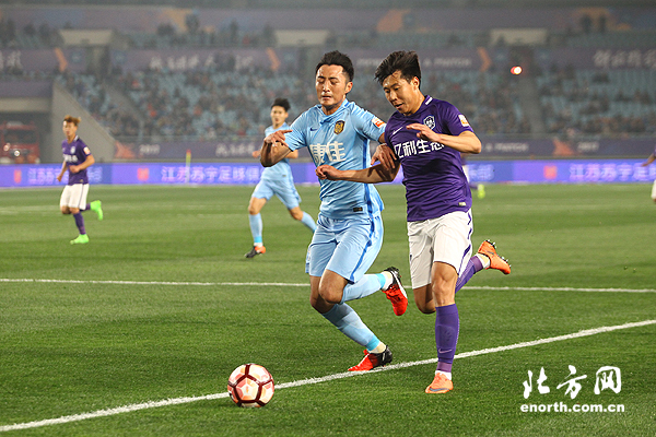 苏宁客场不敌天津泰达，战绩告负，排名下滑的简单介绍